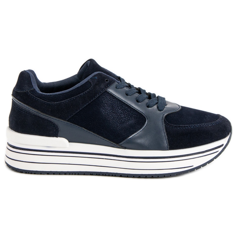 Chaussures de sport confortables bleu bleu marin