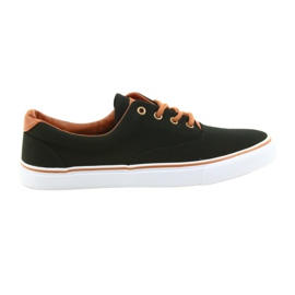 American Club Chaussures homme baskets noires LH03 brun