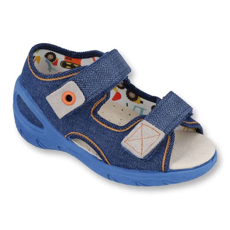 Befado chaussures pour enfants pu 065P126 bleu bleu marin