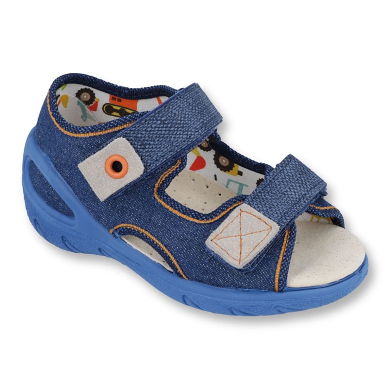 Befado chaussures pour enfants pu 065X126 bleu bleu marin