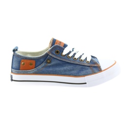 Baskets nouées American Club dk jeans bleu Baskets nouées American Club dk jeans bleu