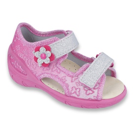 Befado chaussures pour enfants pu 065P123 gris rose