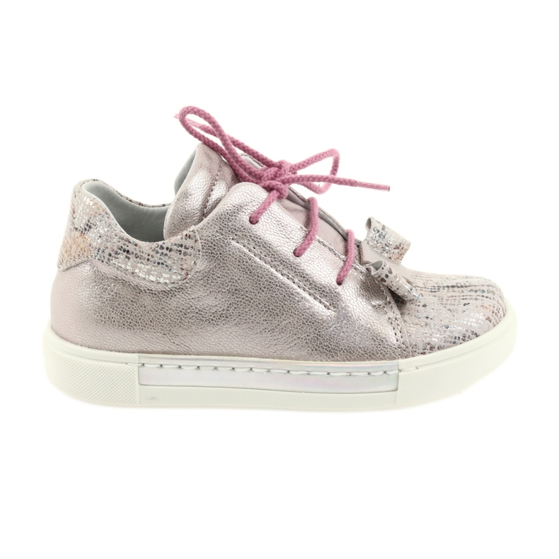 Ren But Chaussures en cuir de sport pour filles Rhin rose