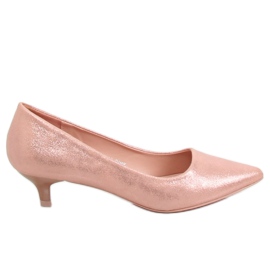 Escarpins sur un petit talon rose B-36 Rose Escarpins sur un petit talon rose B-36 Rose