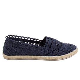 Espadrilles en dentelle bleu marine JX1020 Marine Espadrilles en dentelle bleu marine JX1020 Marine