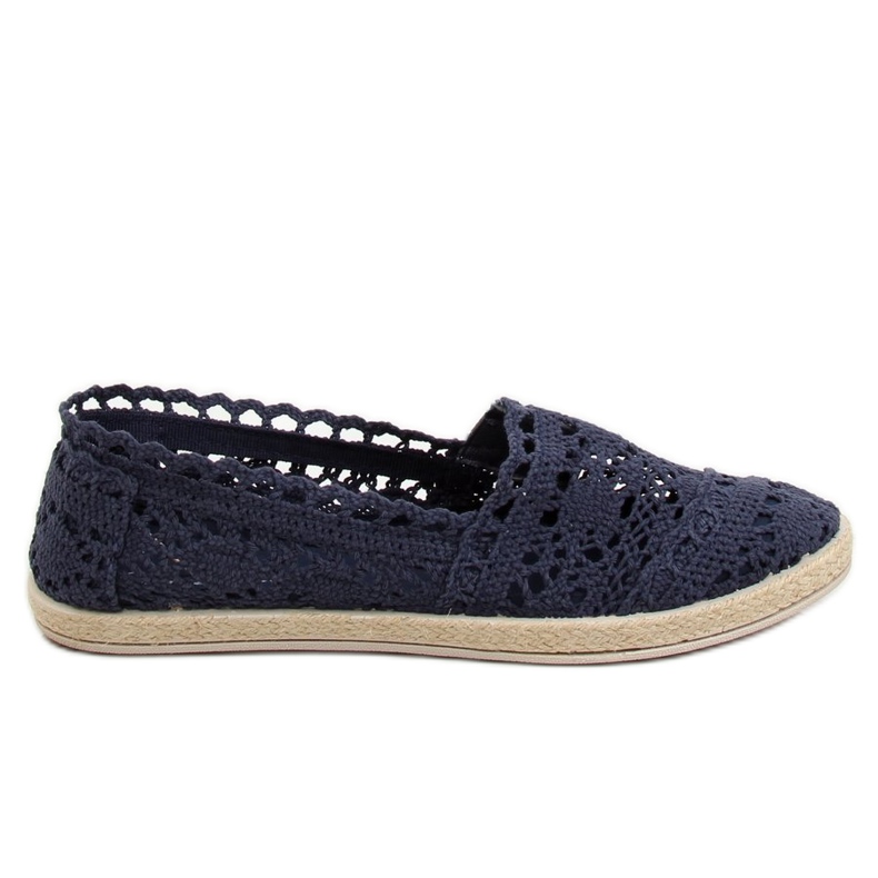 Espadrilles en dentelle bleu marine JX1020 Marine Espadrilles en dentelle bleu marine JX1020 Marine