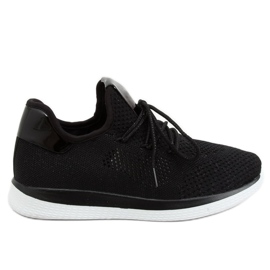 Chaussures de sport noires B111-8 Noir