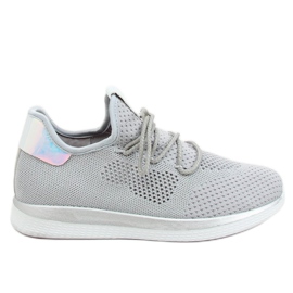 Chaussures de sport gris pétrole B111-8 Gris