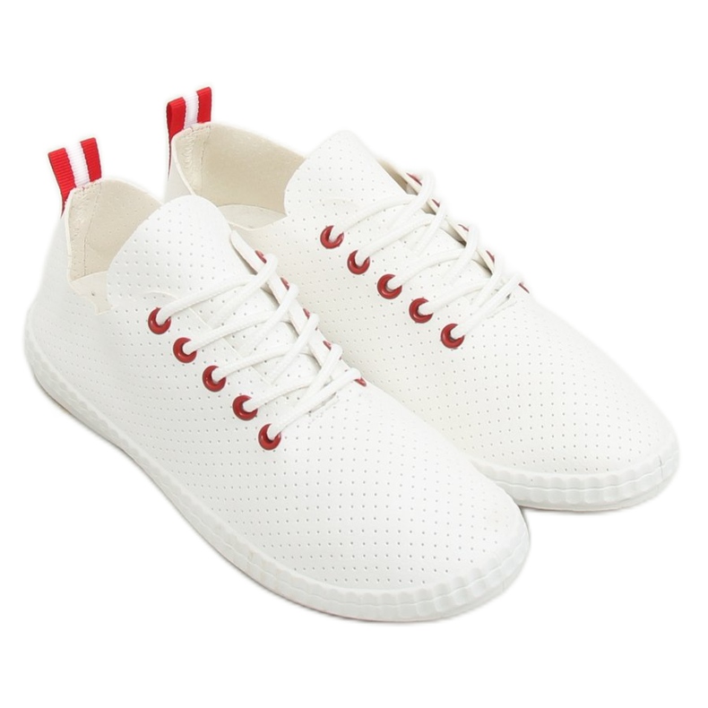 Baskets femme rouges et blanches BO-1 Red Baskets femme rouges et blanches BO-1 Red