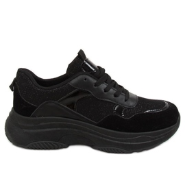 Chaussures de sport noires B318-18 Noir