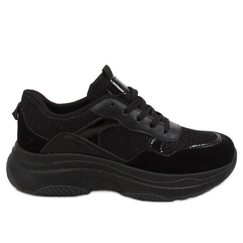 Chaussures de sport noires B318-18 Noir le noir