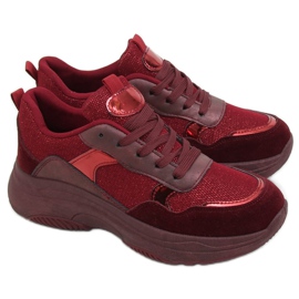 B318-18 Chaussures de sport bordeaux vin rouge B318-18 Chaussures de sport bordeaux vin rouge