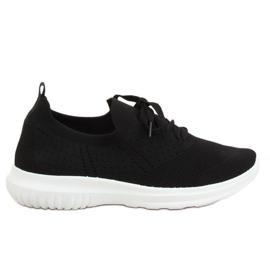 Noir LX-9837 Chaussures de sport noires