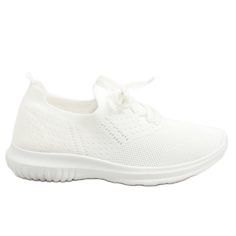 Blanc LX-9837 Chaussures de sport blanches