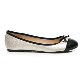 Bestelle Ballerines bicolores jaune Bestelle Ballerines bicolores jaune