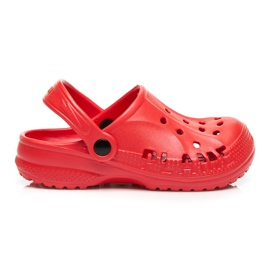 Pantoufles confortables rouge Pantoufles confortables rouge