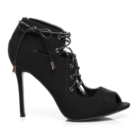 Vices sandales nouées Mirella noir