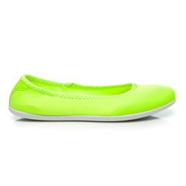Renda Ballerines de sport à enfiler jaune