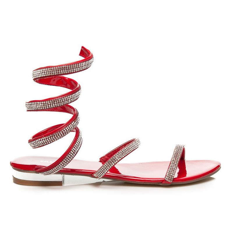 Seastar Sandales design Spirale rouge