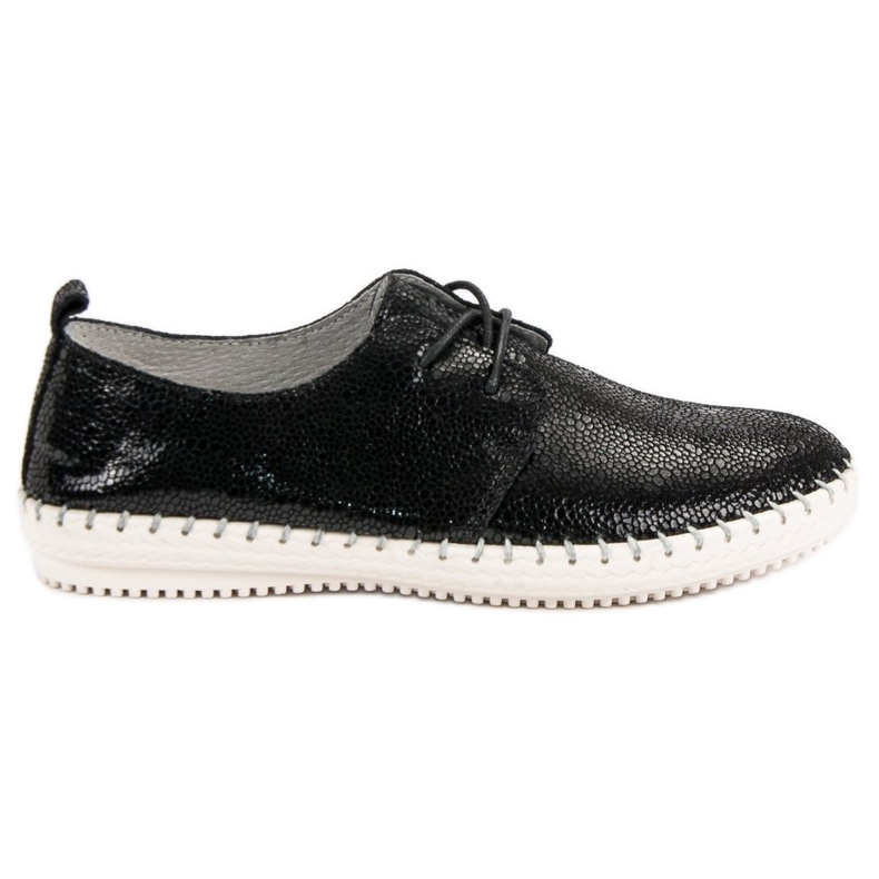 Filippo Chaussures en cuir noires le noir