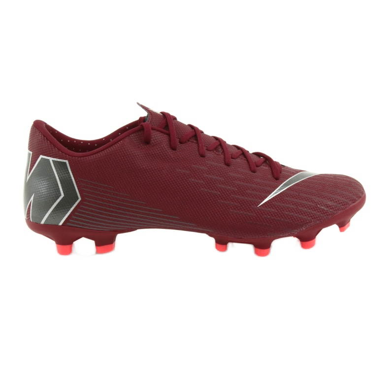 Chaussures de football Nike Mercurial Vapor 12 Academy FG M AH7375-606 bordeaux rouge