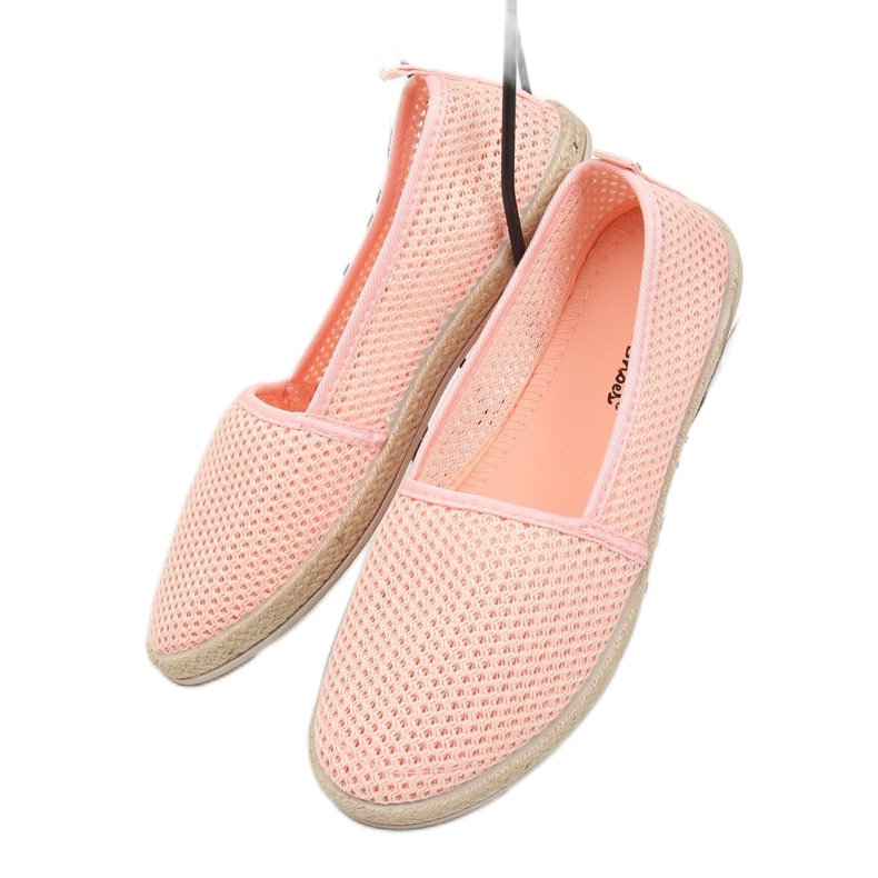 Espadrilles résille rose JX1029 Rose Espadrilles résille rose JX1029 Rose