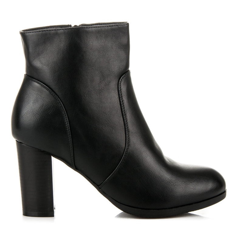 Super Mode Bottes confortables sur un poteau le noir