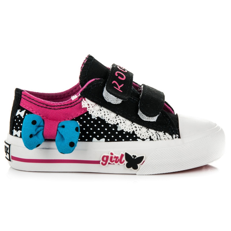 Rock And Joy Baskets Velvet Filles le noir