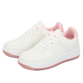 Blanc et rose LV75P Chaussures de sport roses