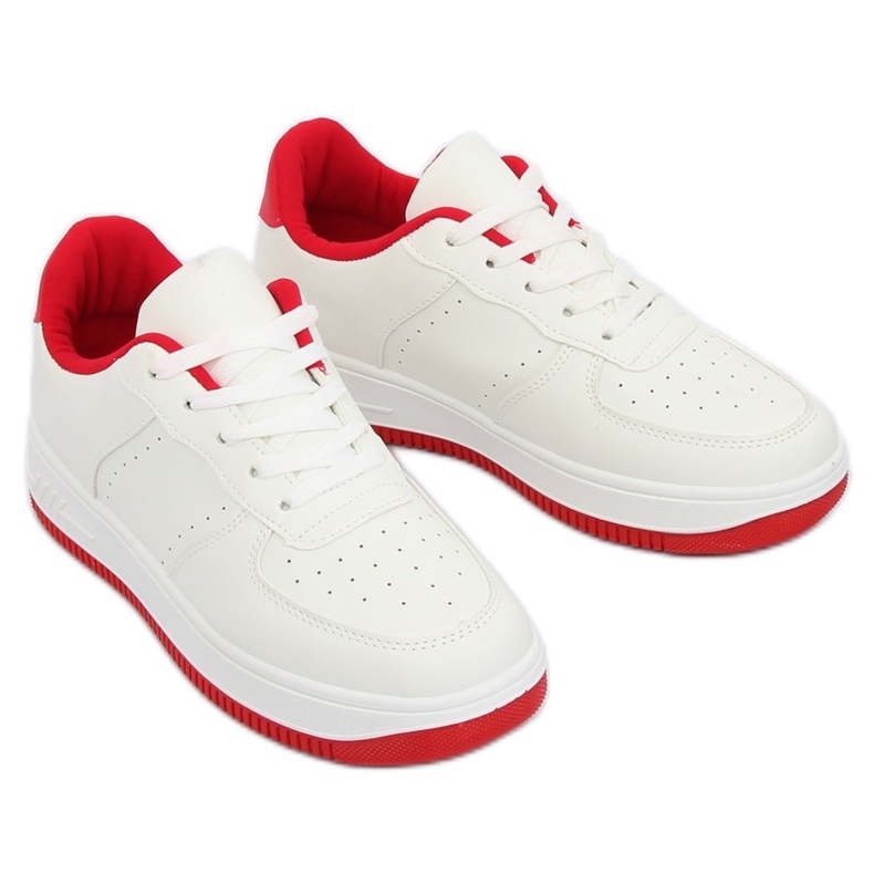 LV75P Chaussures de sport rouge blanc et rouge blanche