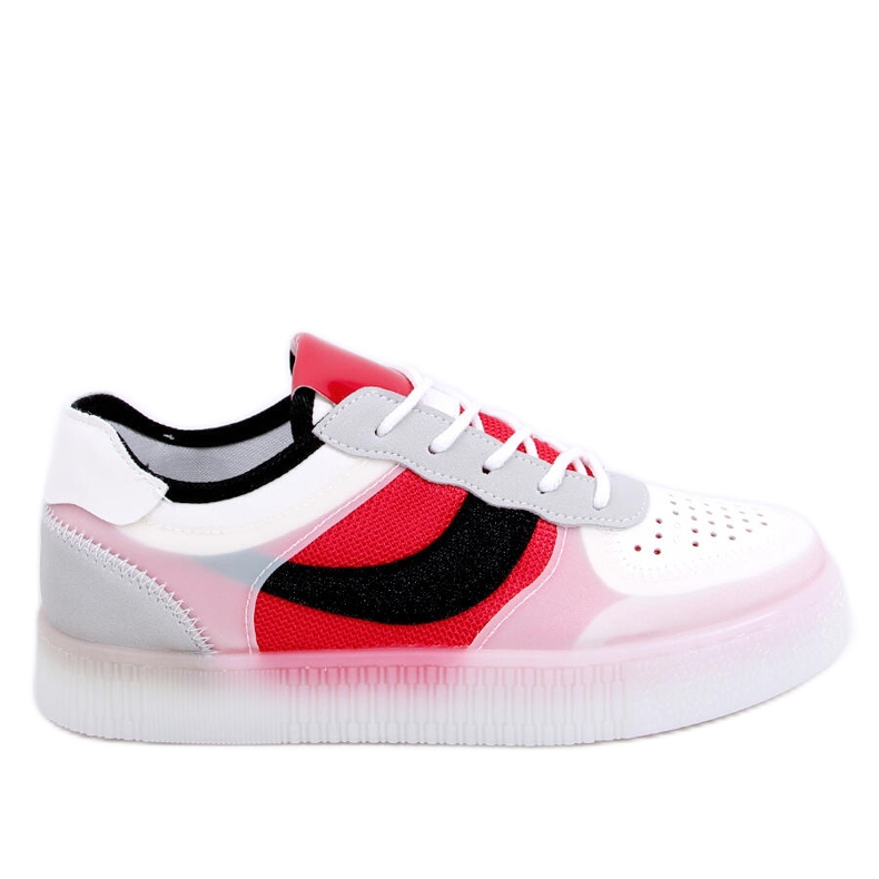 Baskets creepers rouges LA51P Rouge blanche Baskets creepers rouges LA51P Rouge blanche