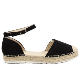 Espadrilles femme noires JH85 Noir le noir
