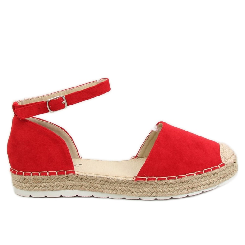 Espadrilles femme rouges JH85 Rouge Espadrilles femme rouges JH85 Rouge