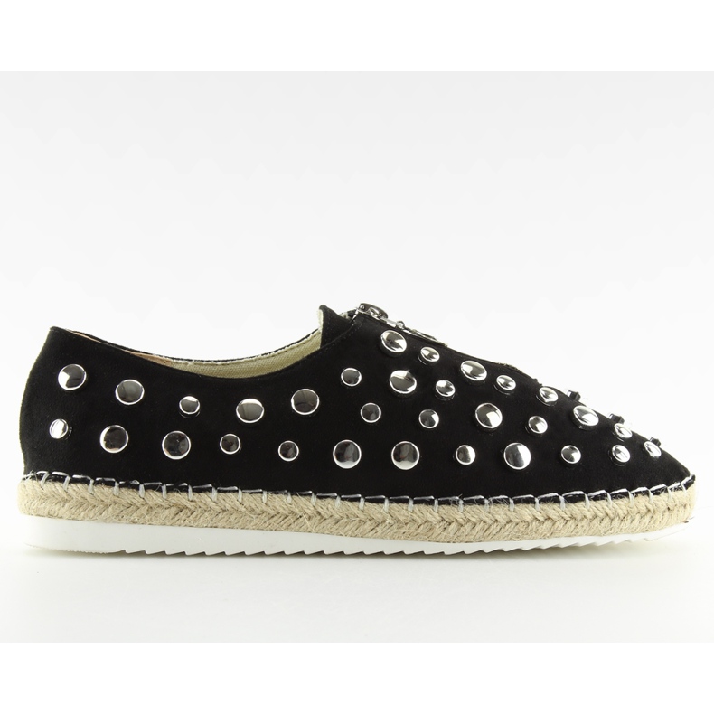 Espadrilles avec goujons noir 9039-28 Black II-GAT le noir