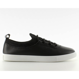 Baskets douces avec élastiques 8-10 Black II-GAT le noir