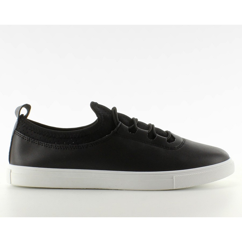 Baskets douces avec élastiques 8-10 Black II-GAT le noir