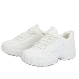 Blanc BL153P Chaussures de sport blanches