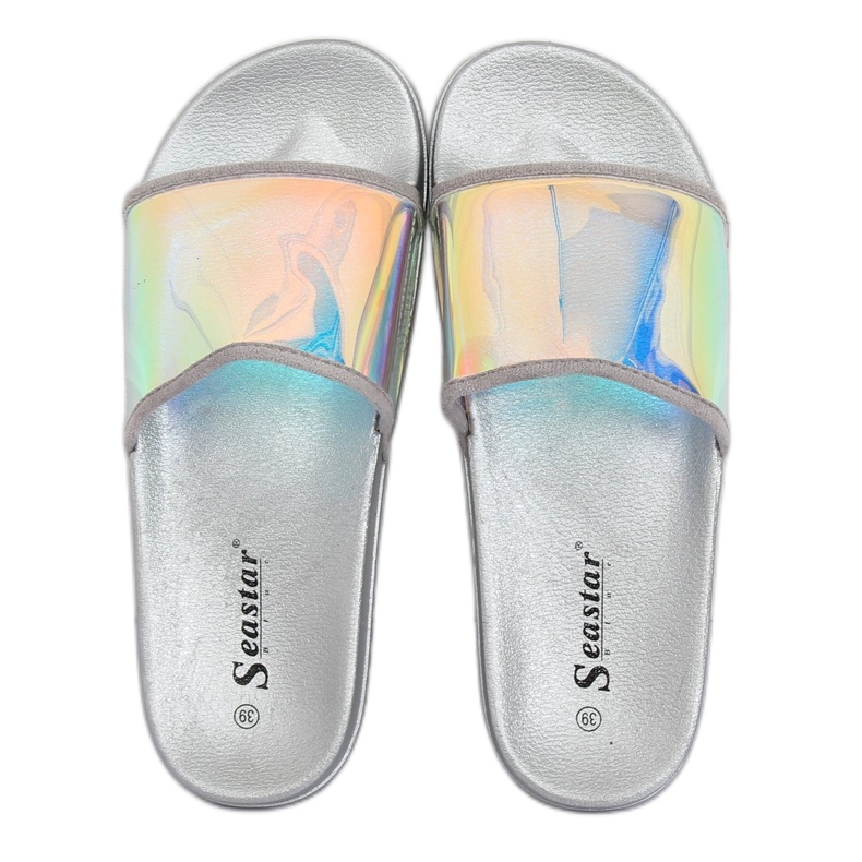 Chaussons benzine couleur argent CK80P Argent gris