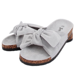 Chaussons Gris Daim Gris CK02P Gris