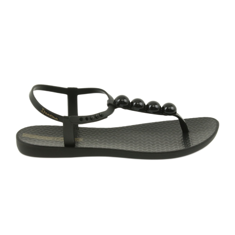 Sandales Ipanema chaussures pour femmes tongs avec boules 82517 le noir