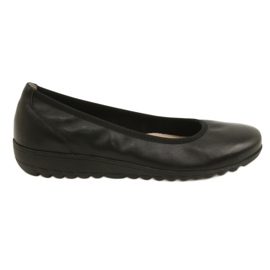 Caprice Ballerine Nappa Noire 9-22161-28