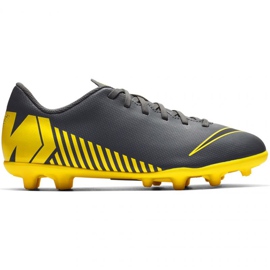 Chaussures de football Nike Mercurial Vapor 12 Club Mg Jr AH7350-070 noir noir