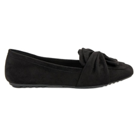 Ballerines en daim noires