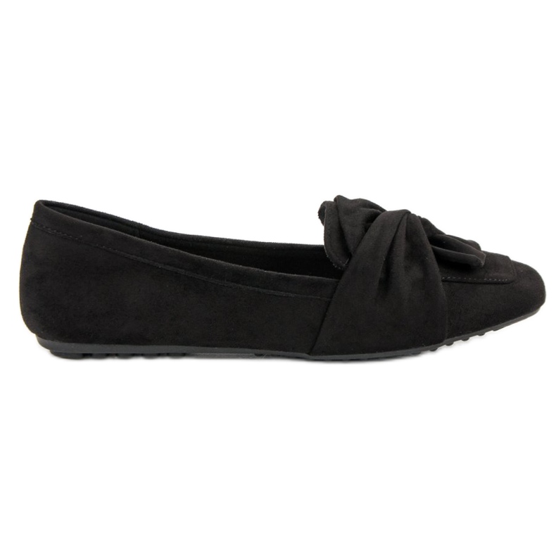 Ballerines en daim noires le noir