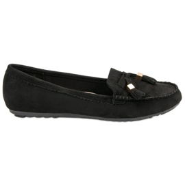 Mocassins noirs classiques le noir
