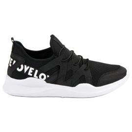Chaussures de sport textiles noires
