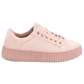 Seastar Creepers en daim rose