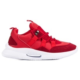 Baskets rouge clair
