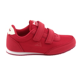 Baskets American Club rouges blanc