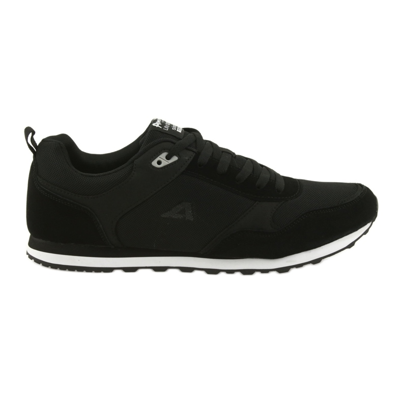 Baskets American Club Sport, jogging WT11 / 19 le noir